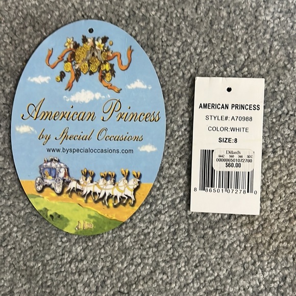 American Princess Girls size 8 Communion, Easter,  Flower Girl, Formal dress - Picture 9 of 9